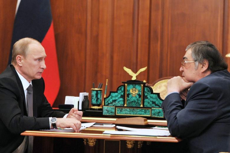 Владимир Путин и Аман Тулеев
