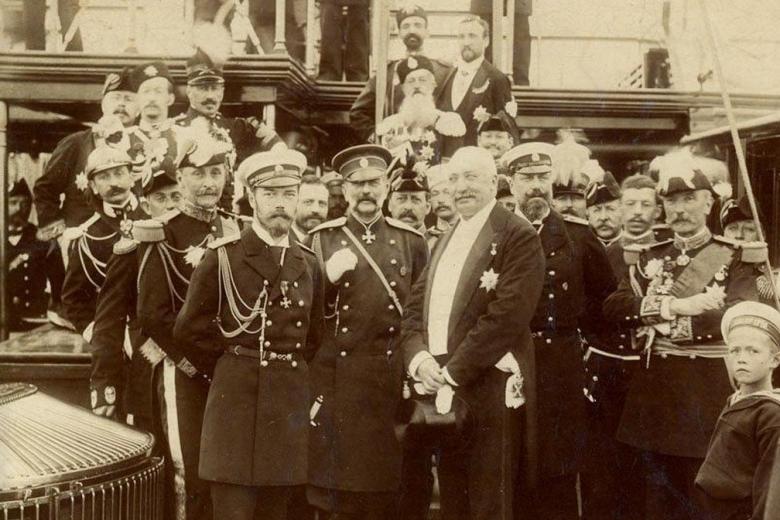 Петербург. Визит президента Франции Фора к императору Николаю II. 1897 год