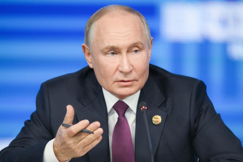 Владимир Путин на пресс-конференции в рамках XVI саммита БРИКС в Казани