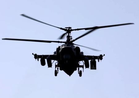 Ка-52 с близкого расстояния ударил по ВСУ на Краснолиманском направлении