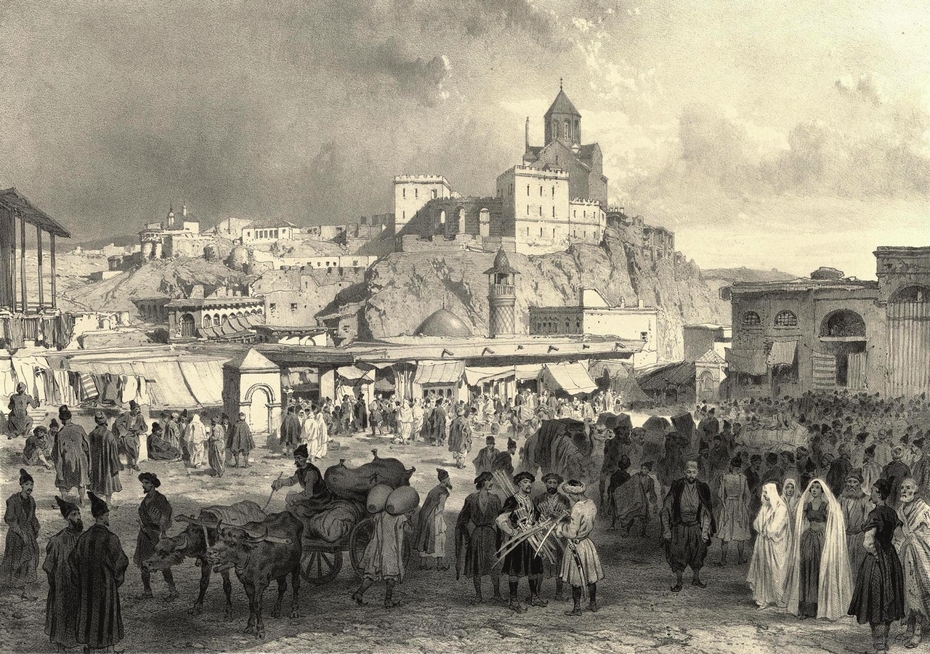 Тифлис - старый Тбилиси, XVIII век