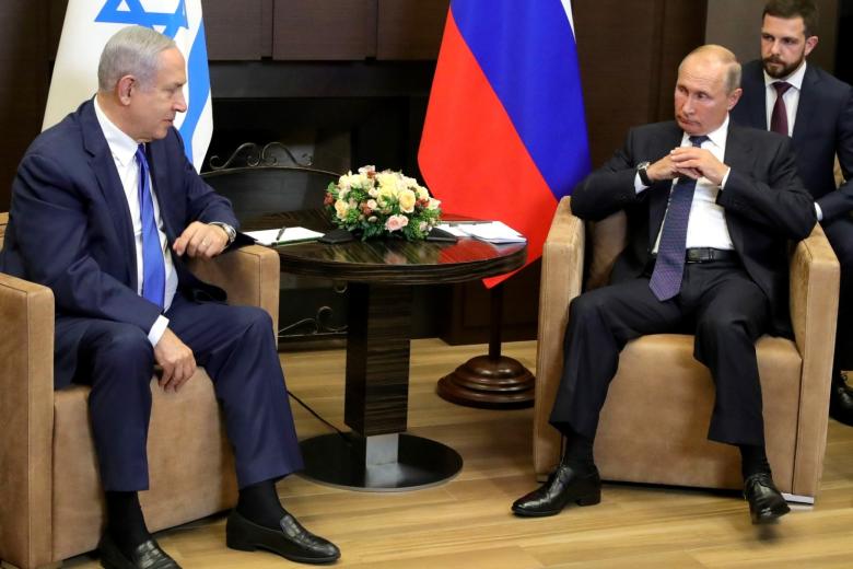 Биньямин Нетаньяху, Владимир Путин