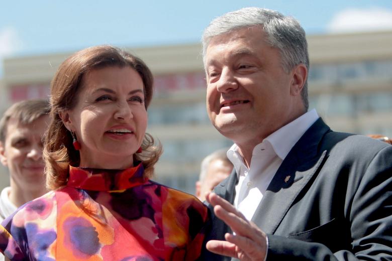 Пётр Порошенко с женой