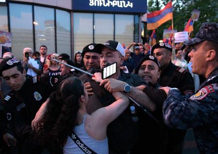 В Армении задержали 31 протестующего против делимитации границы