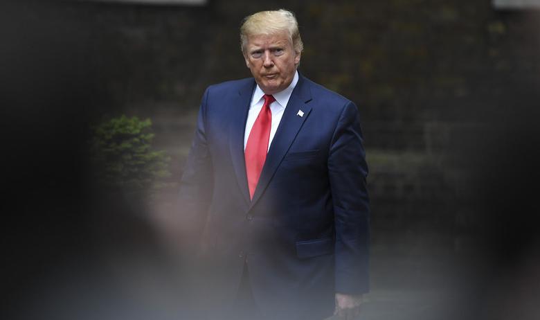Президент США Дональд Трамп в Лондоне