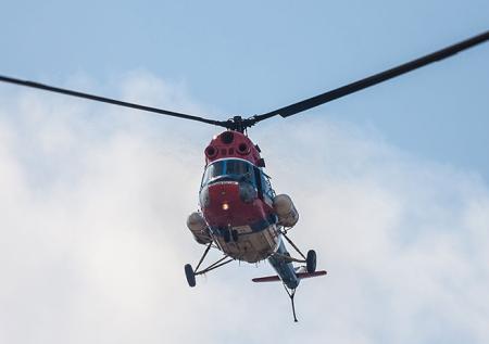 Под Тюменью жёстко приземлился вертолёт Ми-2