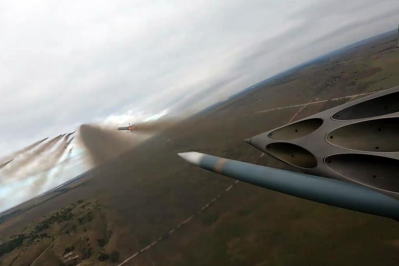 Боевая работа штурмовика Су-25 ВКС РФ в зоне СВО