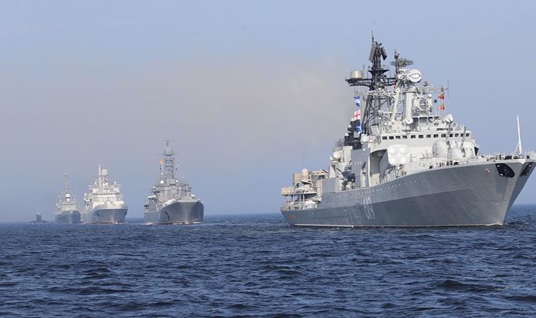 Главный военно-морской парад в Санкт-Петербурге