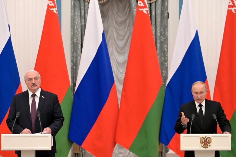 Александр Лукашенко и Владимир Путин