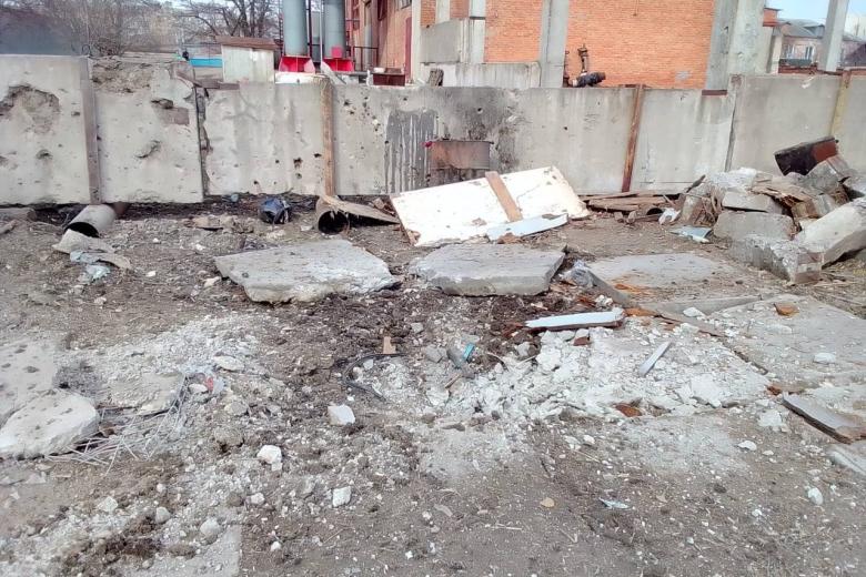Последствия обстрела города Шебекино Белгородской области
