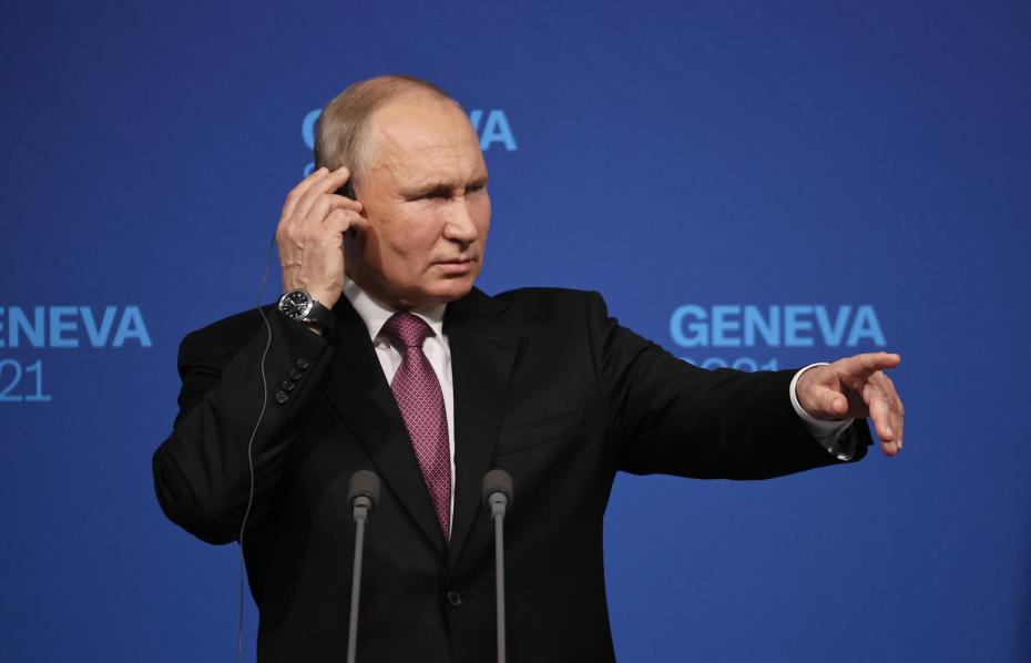 Пресс-конференция президента РФ Путина по итогам встречи с президентом США Байденом