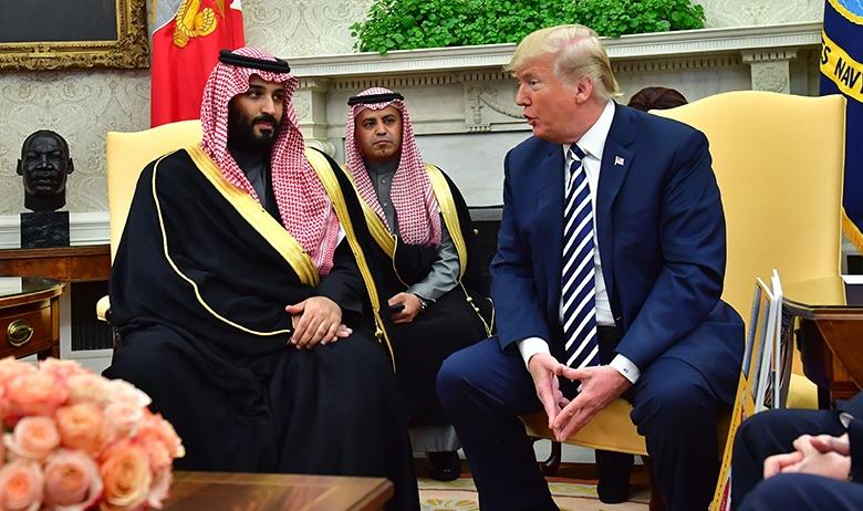 Наследный принц Мухаммед и Дональд Трамп