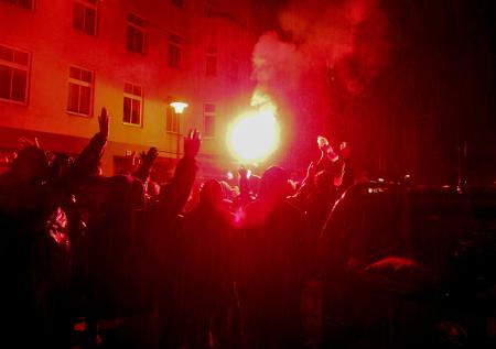 Толпа молодёжи напала на полицейских во Франкфурте-на-Майне