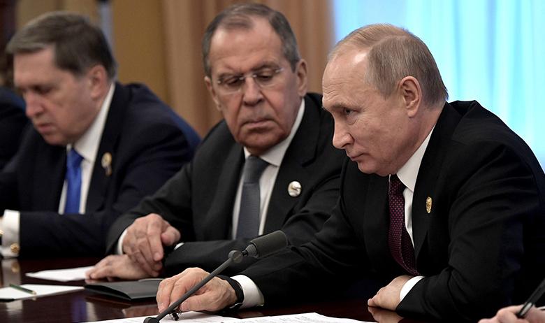 Сергей Лавров и Владимир Путин