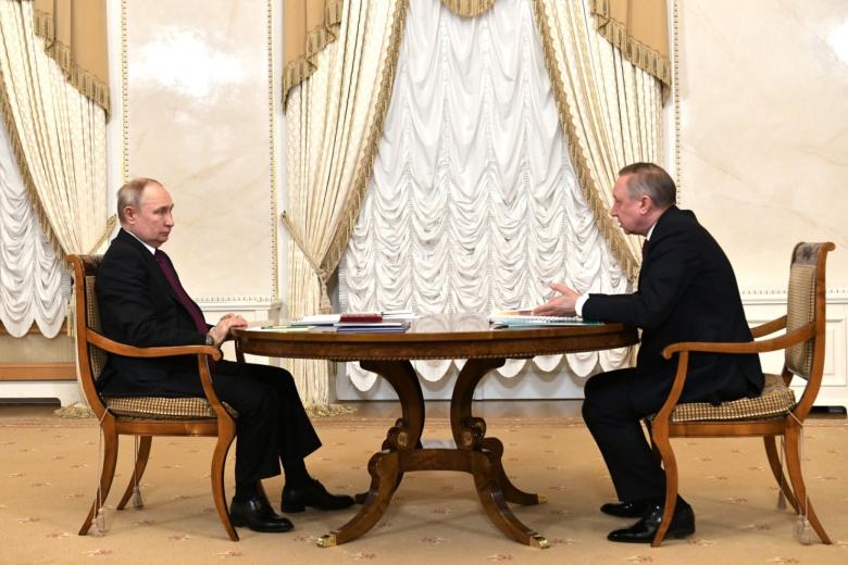 Владимир Путин и Александр Беглов