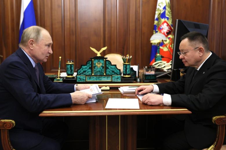 Владимир Путин и Ирек Файзуллин