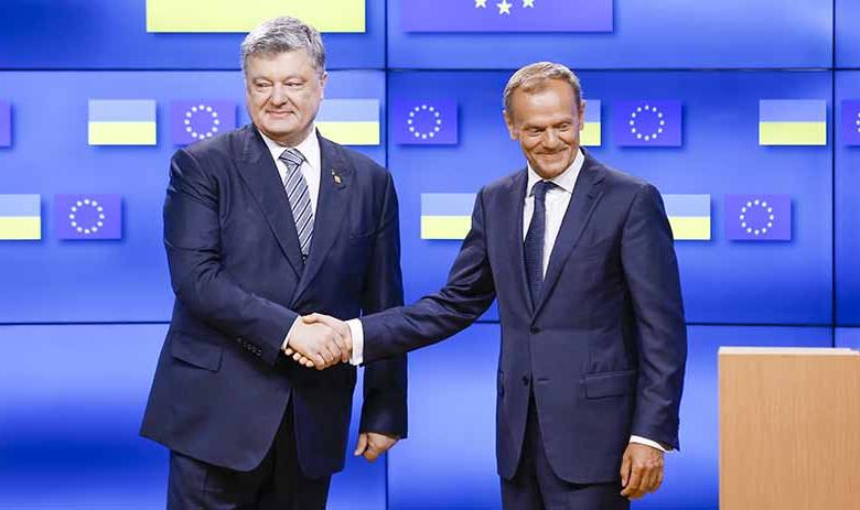 Пётр Порошенко и Дональд Туск 
