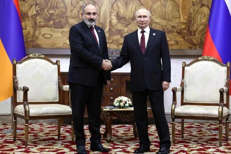 Никол Пашинян и Владимир Путин
