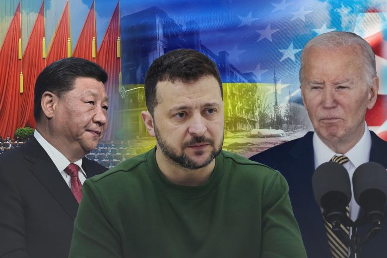 Си Цзиньпин, Владимир Зеленский, Джо Байден