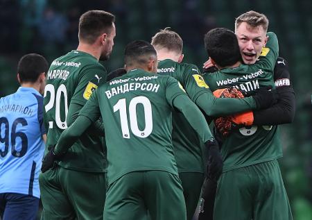 «Краснодар» обыграл «Ротор» с разгромным счётом