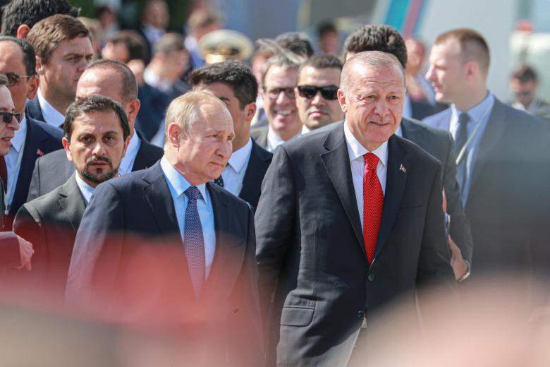 Владимир Путин и Реджеп Тайип Эрдоган