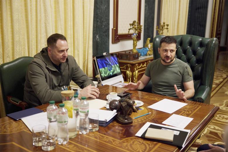 Андрей Ермак и Владимир Зеленский