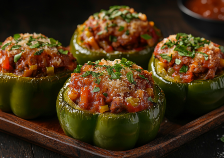 Сочные фаршированные перцы по домашнему рецепту. Просто и вкусно!