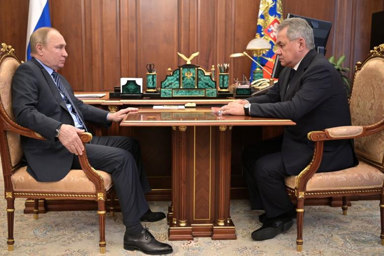 Владимир Путин и Сергей Шойгу