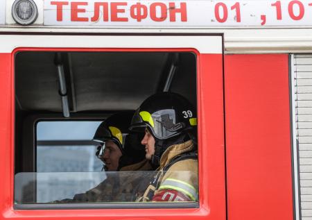 Пожар на химзаводе «СИБУРа» попал на видео