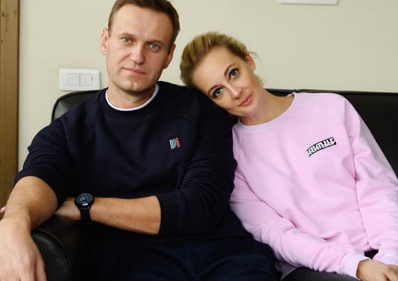 Юлия Навальная и Алексей Навальный