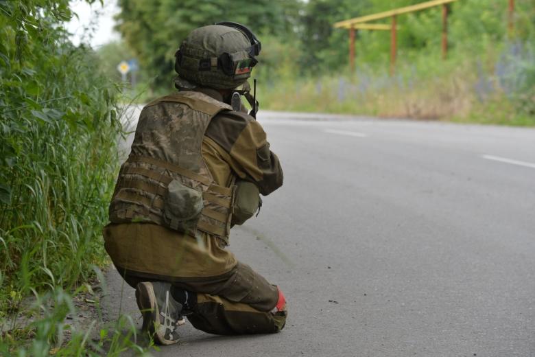 Боец Народной милиции ЛНР