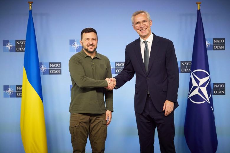 Владимир Зеленский и Йенс Столтенберг