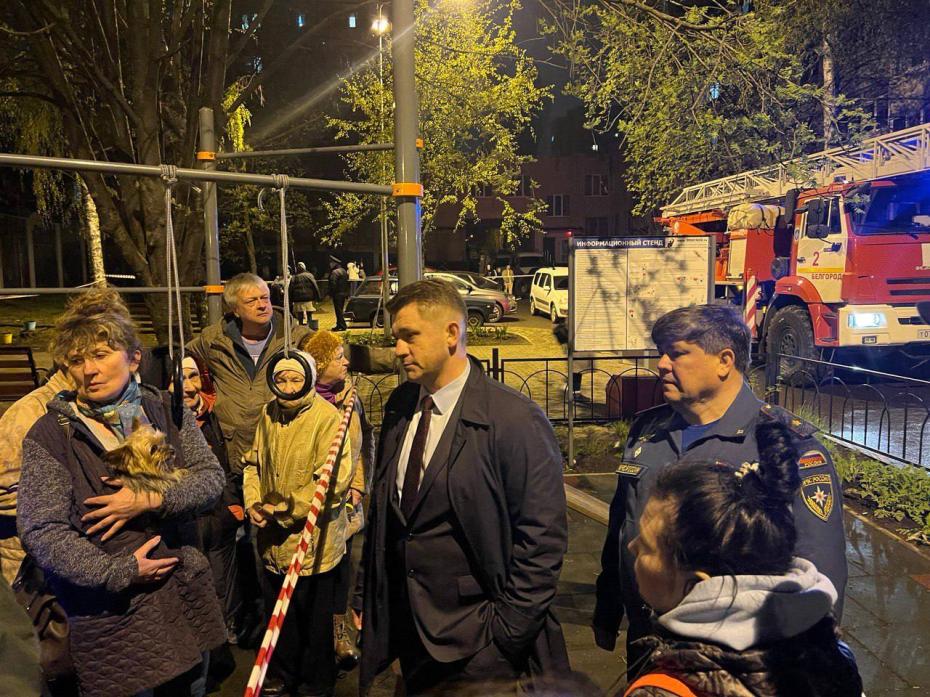Последствия взрыва в Белгороде