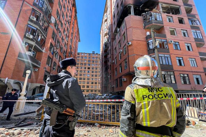 Взрыв газа в жилом доме в Махачкале
