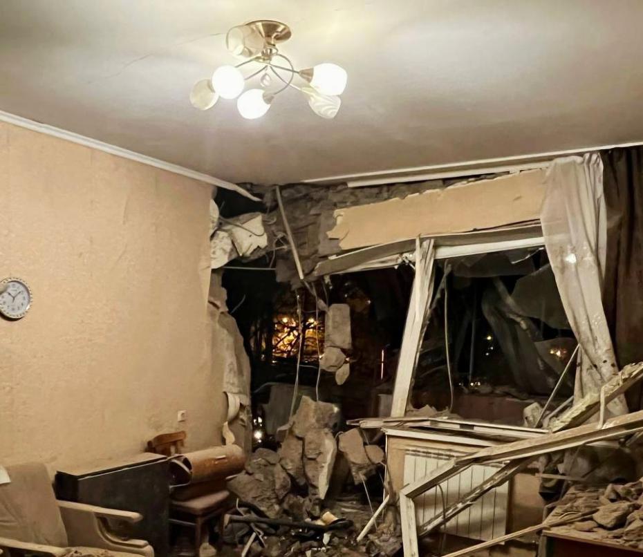 Последствия взрыва в Белгороде