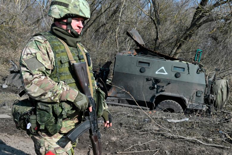Военнослужащий ВС РФ в зоне СВО