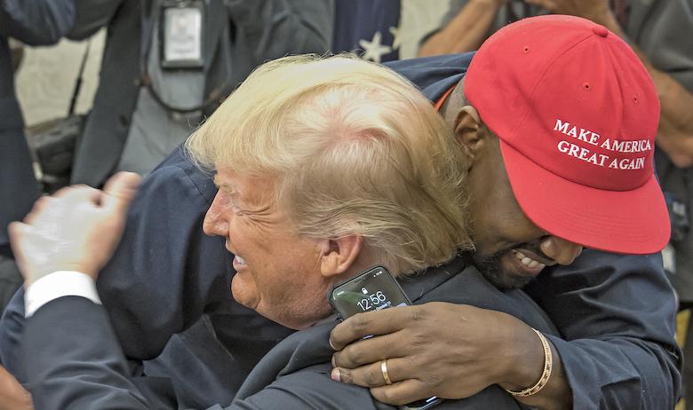 Канье Уэст и Дональд Трамп