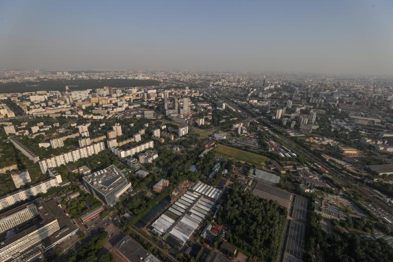 Москва с высоты птичьего полёта