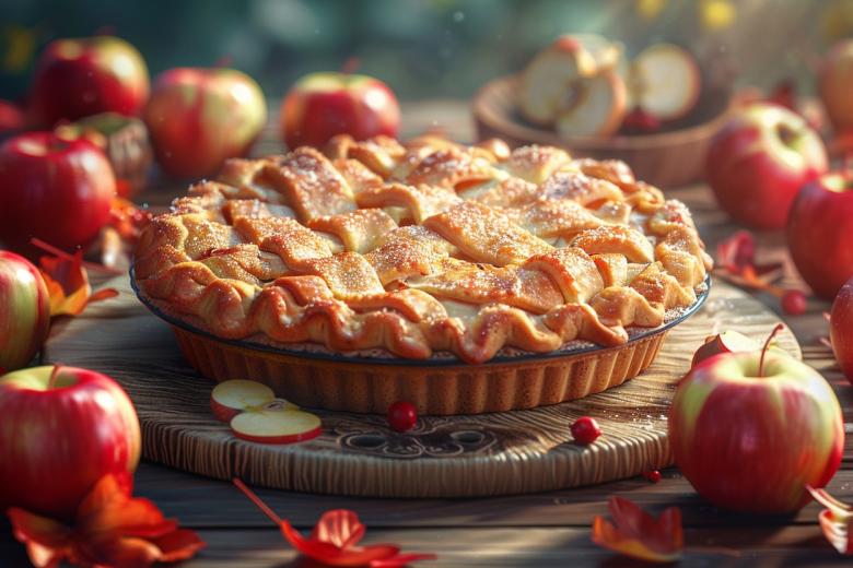 Шарлотка с изюмом и коньяком