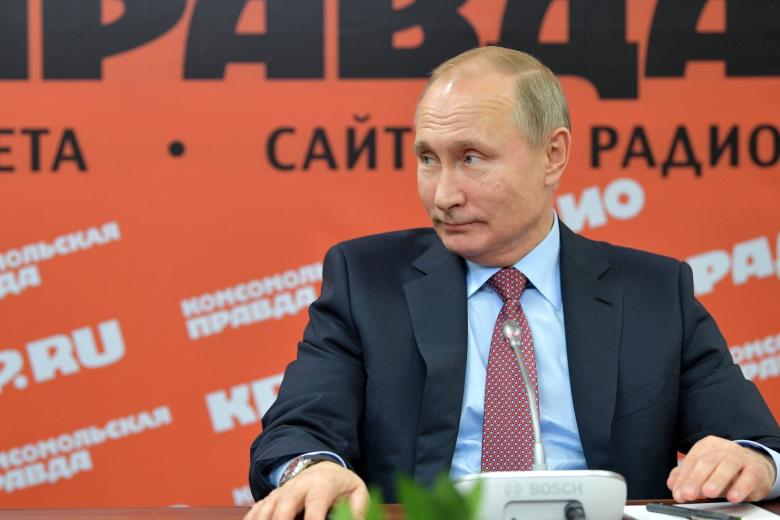 Владимир Путин в редакции «Комсомольской правды»