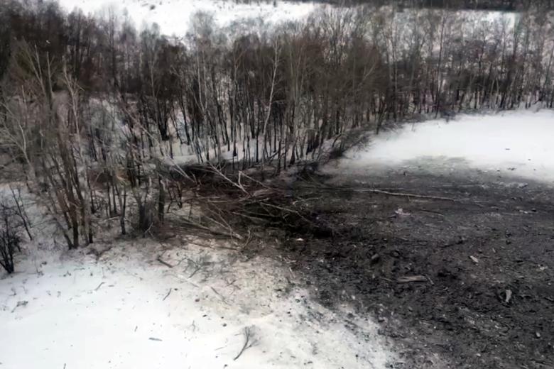 Крушение самолета Ил-76 в Белгородской области