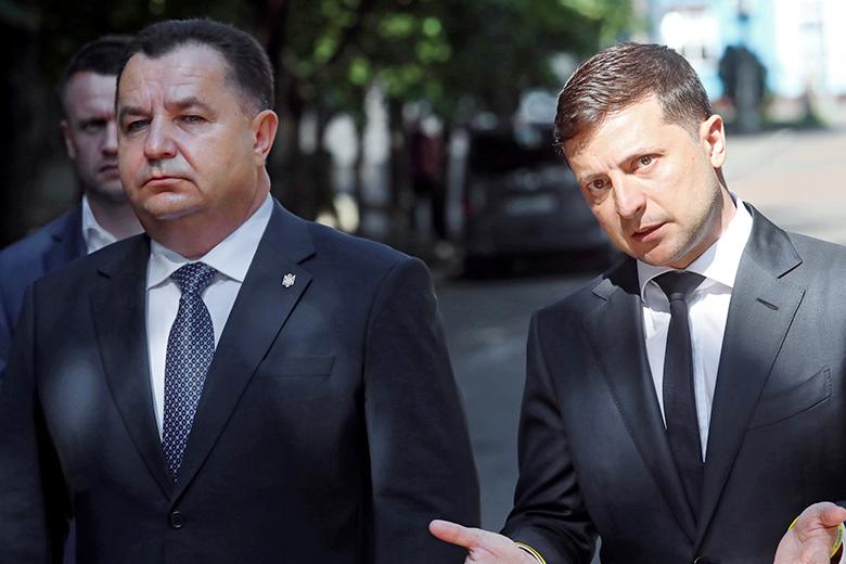 Степан Полторак и Владимир Зеленский