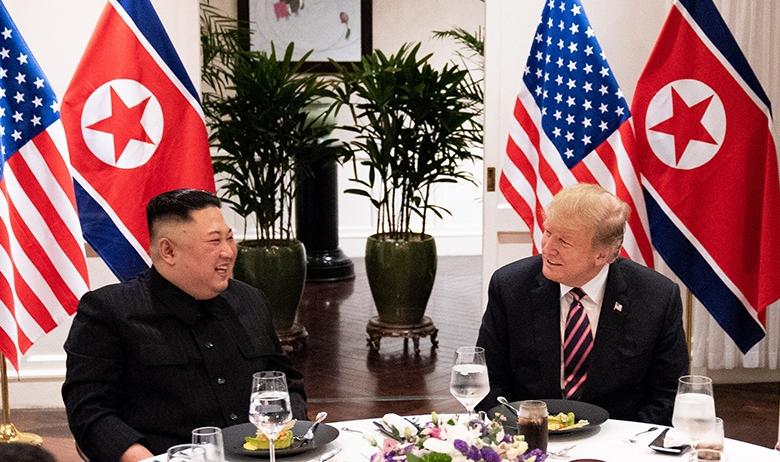 Ким Чен Ын и Дональд Трамп