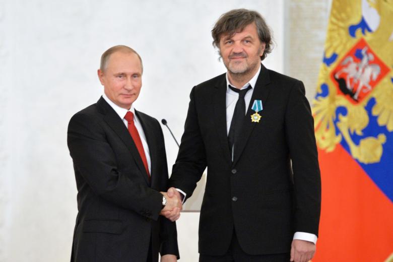 Владимир Путин и Эмир Кустурица