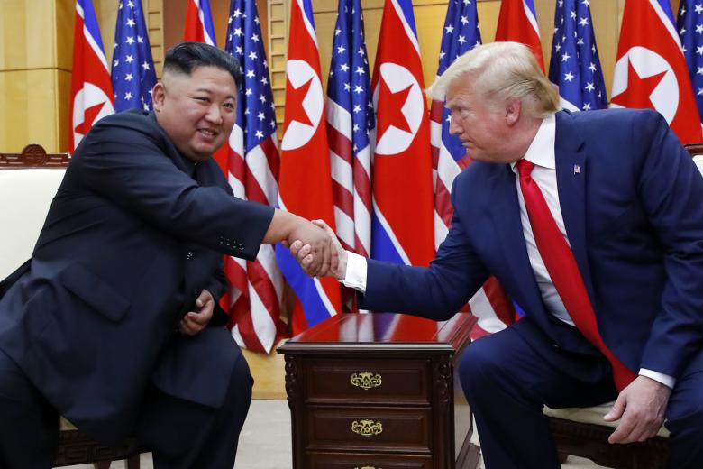 Ким Чен Ын и Дональд Трамп