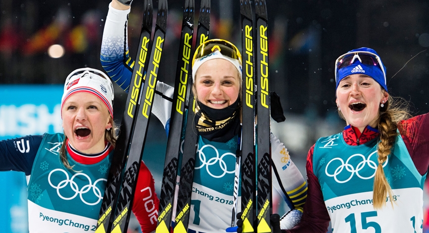 Майкен Касперсен Фалла, Стина Нильссон и Юлия Белорукова