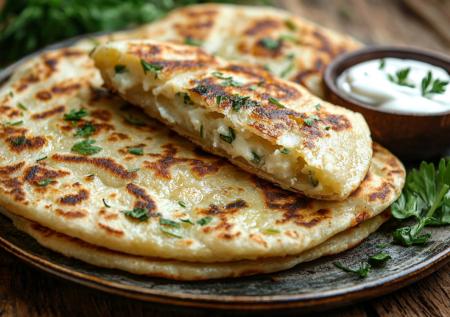 Кыстыбый — вкуснейшая татарская выпечка с картофельным пюре