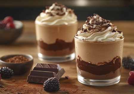 Низкокалорийная вкусняшка: творожно-шоколадный мусс из 3 ингредиентов