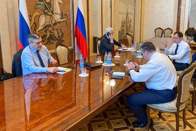 Делегация РФ, прибывшая на переговоры с представителями Украины
