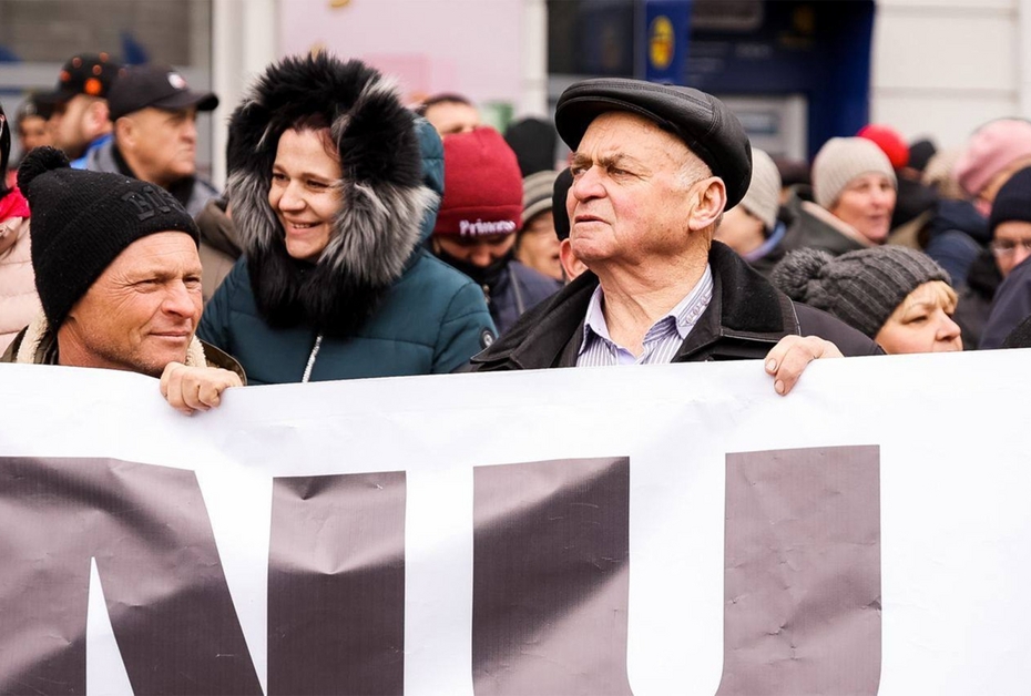 Протестная акция оппозиции в Кишиневе